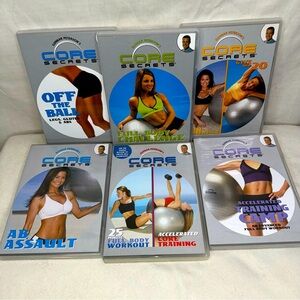 15 Exercise DVDs; Gunnar Peterson, Jillian Michaels, kettlebell, Bose